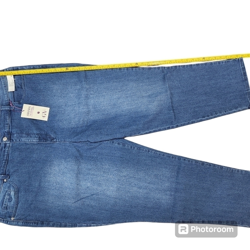 Gloria Vanderbilt Amanda Slimming Tapered Leg Women Jeans Size 24W NWT - Picture 7 of 13
